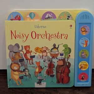 Usborne Noisy Orchestra Interactive Book - Yellow and Blue
